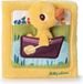 LILLIPUTIENS livre d'activités en tissu, thème ferme, livre bébé pour 12 mois, apprendre les couleurs, les animaux, développe le toucher, à partir de 18 mois