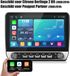 Junsun Autoradio 10.1 Inch Linux Systeem Geschikt voor Peugeot Partner Citroen Berlingo - Draadloos CarPlay & Android Auto - HD Touchscreen - Bluetooth - Navigatie - WiFi - FM - RDS