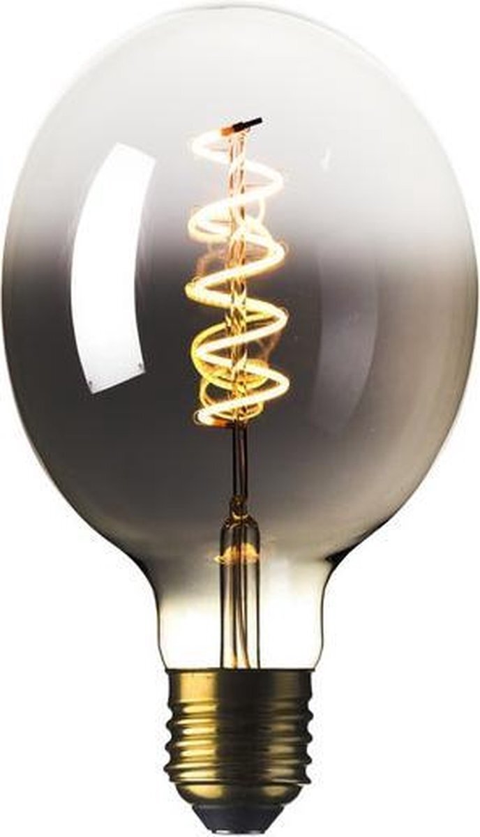 Groenovatie E27 LED Filament XL Half Smoke - Globelamp - 6W - Warm Wit - Dimbaar