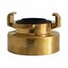Boni-Shop® Messing Gewindestuk 1 1/2" Binnendraad - Koppeling voor Veilige Verbindingen
