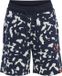 Hummel Kindershort Hmlditz 213575 Katoen Blau Dierenprint Regular Fit Kinderen