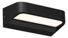 Applique murale d'extérieur LED, IP44, 8W, 900lm, 4000K, noir