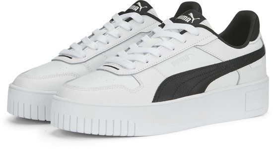 PUMA Carina Street Dames Sneakers - Wit/Zwart