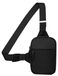 Sac bandoulière - Petit sac poitrine - Sac d'épaule - Imperméable - Noir