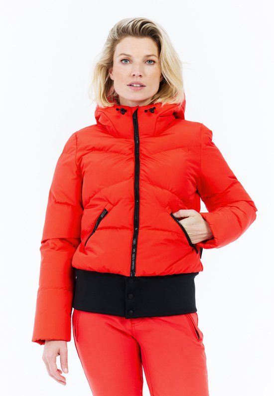 Protest PRTPreppy Ski Jacket Women Poppy Red