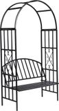 vidaXL Rozenboog met bank