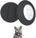 CHPN Siliconen AirTag houder voor halsband - Zwart - 2 stuks