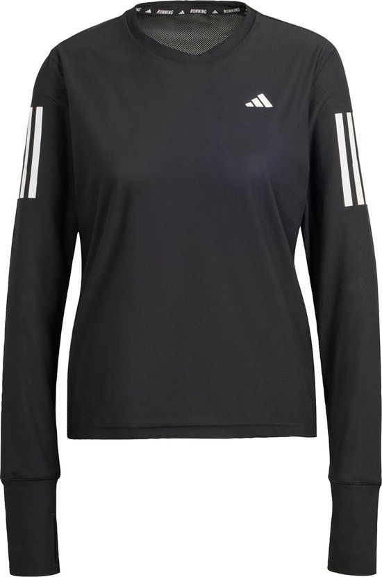 adidas Performance Own The Run Longsleeve Dames Zwart - Maat S