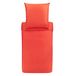 Bassetti Bedlinnenset Uni 1191 Mako-satijn Tangerine 2-delig 135x200cm 80x80cm