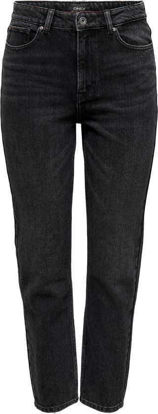 ONLY ONLEMILY HW STR ANK DNM NAS997 Dames Jeans - Black Denim - W26/L34