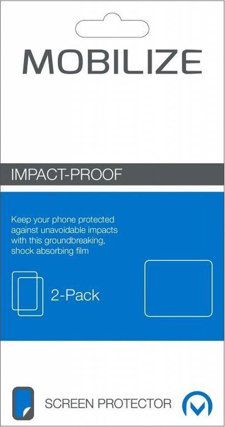 Mobilize Impact-Proof 2-Pack Screenprotector Motorola Moto G4 Play