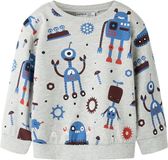 Name it Sweatshirt Biologisch katoen Light Grey Melange