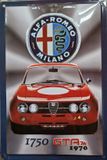 I&S Alfa Romeo GTAm (1970) Metalen wandbord in reliëf 20 x 30 cm