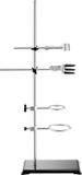 Vevor Standard de laboratoire Kit de statif de laboratoire Pince de support Porte-erlenmeyer 60cm