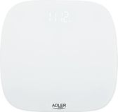 Adler AD 8176 Personenweegschaal - wit - 180 kg - met led display