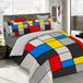 Sogni D'autore Italian Bed Linen dekbedovertrek, dubbel, 100% katoen, multicolor SD67, dubbel