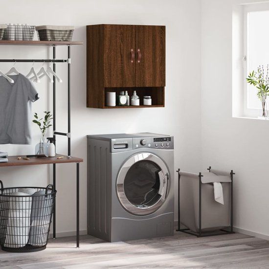 vidaXL Wandkast 60x31x70 cm bewerkt hout sonoma eikenkleurig