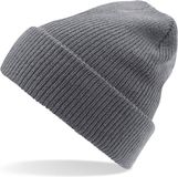 Bagbase Senvi Vintage Beanie Grijs (one size fits all)
