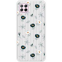 P40 Lite Garden Flowers Beschermende siliconen case