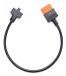 DJI CP.DY.00000043.01 Câble d'alimentation Noir, Orange 0,4 m
