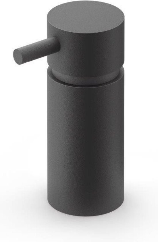 ZACK Manola Lotiondispenser - Zwart - 5 x 12.5 cm - RVS - Modern