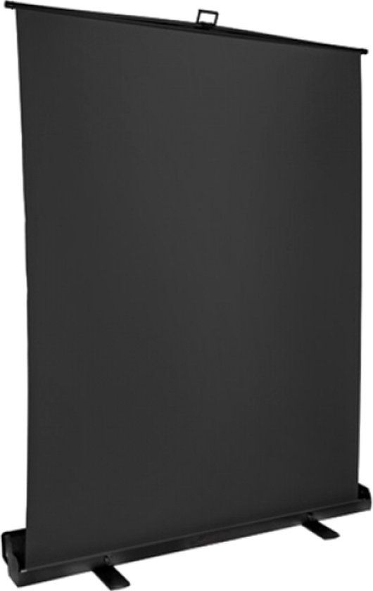 StudioKing Roll-Up Achtergrondscherm FB-150200FB - 150x200 cm - Zwart
