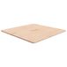 VidaXL Tafelblad vierkant 80x80x1,5 cm onbehandeld massief eikenhout