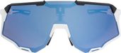 AGU Dynamic Lunettes de vélo - Noir - Verres bleus - Protection UV - Unisexe
