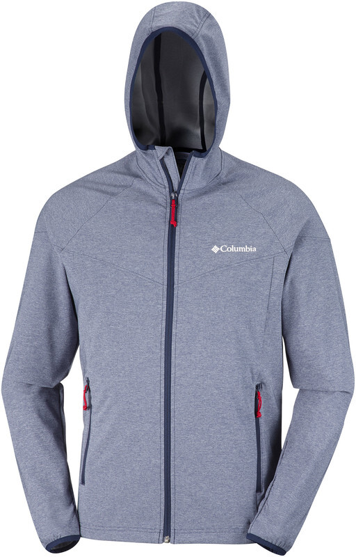 Columbia Heather Canyon Jas Heren blauw L 2018 Softshell jassen