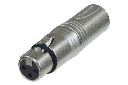 Neutrik NA3F5M - XLR connector - grijs