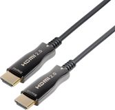 MaxTrack HDMI active optical cable (AOC) - HDMI2.0 (4K 60Hz + HDR) - 50 meter