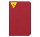 Clairefontaine 733162Cpack Collectie Age Bag Pak met 5 Geniete Schriften Rood - 14,8x21 cm - 96 Gelijnde Pagina's - Wit Papier 90 g - Kaft in Glanskarton met Lederstructuur