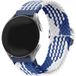 Polar Grit X bracelet en nylon tissé réglable (Bleu/Blanc)