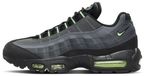 NIKE Air Max 95 - Niedrige Sneaker - Unisex - Leder/Gummi - Schwarz/Grau/Hellgrün - Größe 41