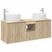 vidaXL Badkamerkastenset 3 st Sonoma Eiken 49,5 x 44,5 x 66 cm