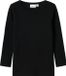 NAME IT - NMNWAX WOOL RIB LS TOP NOOS - Unisex - Lange mouwen shirts - Zwart - Maat 110