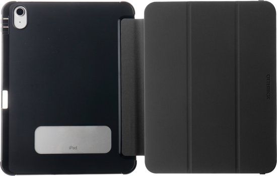OtterBox React Folio-hoes voor iPad 10e gen 2022, 11e gen 2025 (A16), schokbestendig, valbestendig, beschermende folio-hoes, getest volgens militaire standaard, Zwart