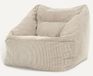 icon - Natalia XL Pouf Fauteuil - Velours côtelé - Beige