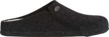 Birkenstock Zermatt narrow Filz Shearling Cozy Home Dames Pantoffels - Antraciet - Maat 36