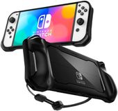Spigen Rugged Armor Geschikt voor Nintendo Switch OLED Hoesje Zwart