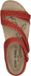 Josef Seibel Tonga 78 Rode Platte Sandalen Dames Leer Maat 39