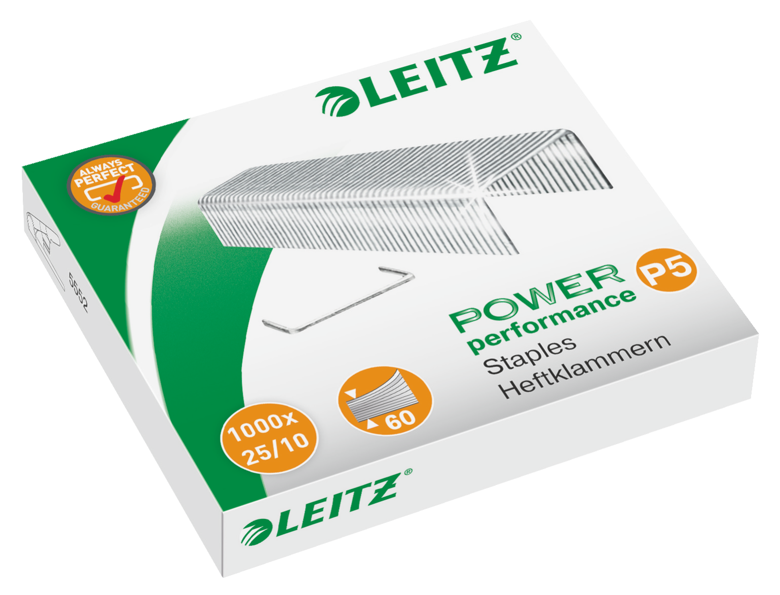 Leitz Power Performance P5 - Nietjes - Staal - 50 g