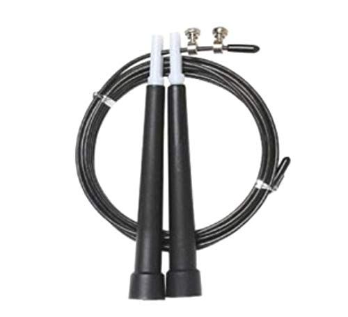 FFitness Speed Springtouw Jump Rope unisex volwassenen, zwart, eenheidsmaat