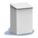 mediQoline poubelle fermée 15 litre Blanc