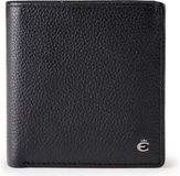 Esquire Leren portemonnee Houston 74 Wallet Black zwart