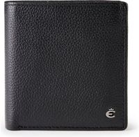 Esquire Leren portemonnee Houston 74 Wallet Black zwart
