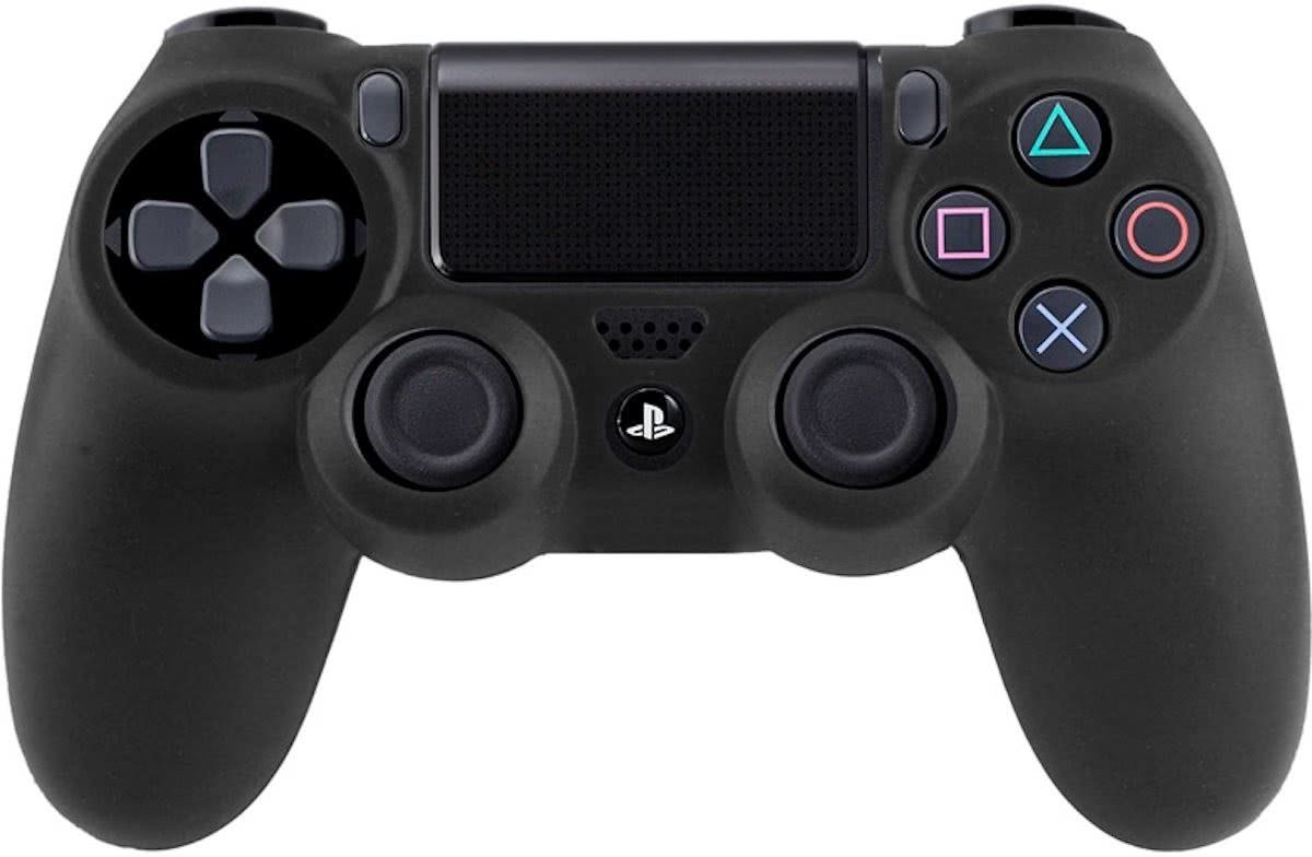 The Powerstore Silicone Hoes / Skin voor Playstation 4 PS4 Controller Zwart
