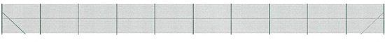 vidaXL Gaashek met flens 1,4x25 m groen