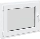 vidaXL Kelderraam RISOR Wit 80 x 70 cm
