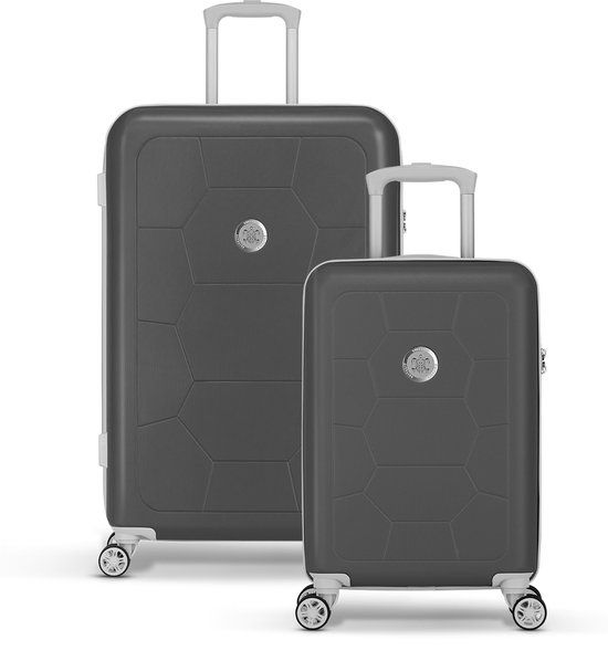 SUITSUIT Caretta Kofferset 2 delig - Cool Gray - Reiskoffer set - Hardcase - 125 l